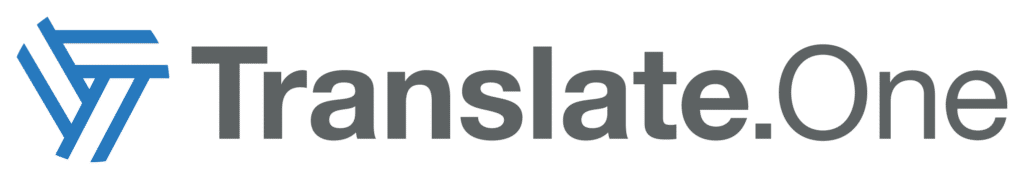 Translate.One logo